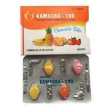 Kamagra Flavoured Chewable 100MG x 90  (Plus 10 Free Viagra Pills)